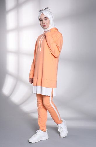 Pale Orange Tracksuit 20038A-11