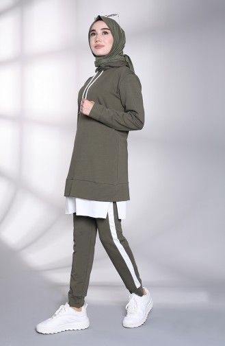 Khaki Tracksuit 20038A-15