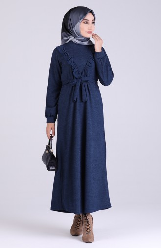 Robe Hijab Bleu Marine 1002-03