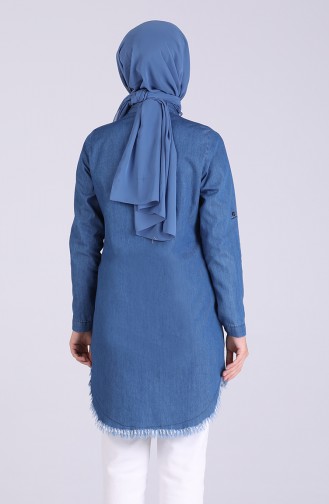 Jeansblau Tunikas 1003-01
