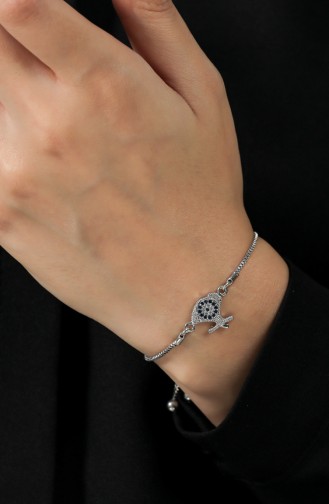 Silver Gray Bracelet 061-01