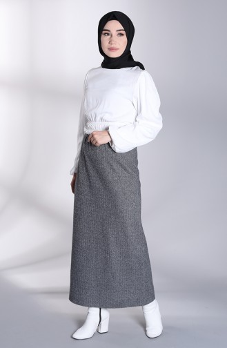 Gray Skirt 0057-01