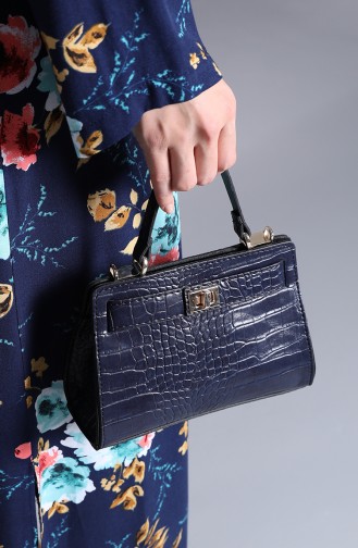 Navy Blue Shoulder Bag 420-011