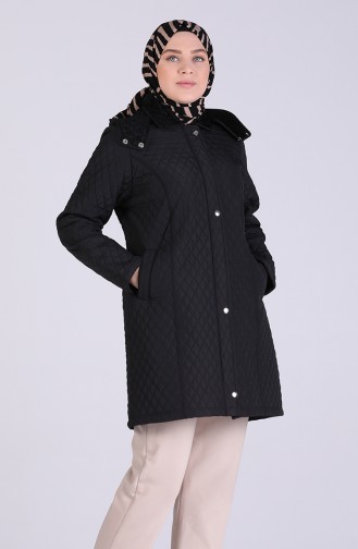 Plus Size quilted Coat 1062-05 Black 1062-05