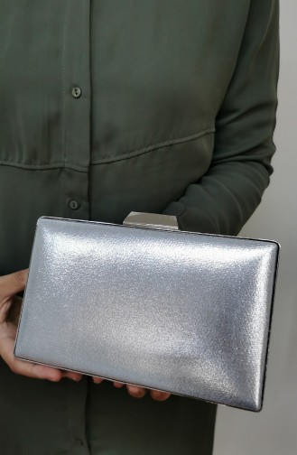 Silver Gray Portfolio Hand Bag 274104-208