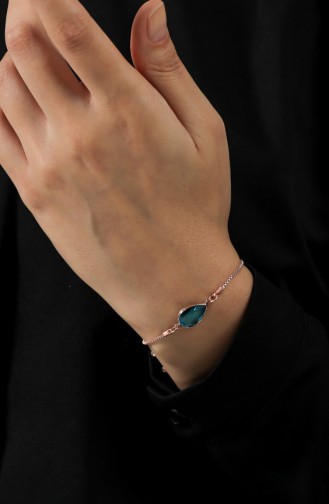 Rosa Haut Armband 153-02