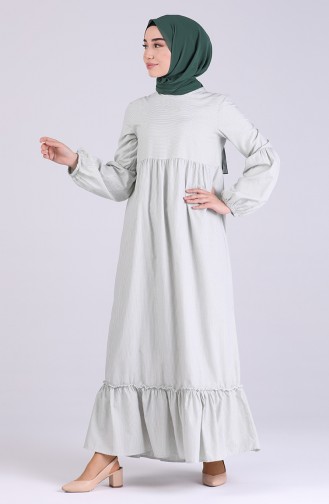 فستان أخضر حشيشي 1415-03