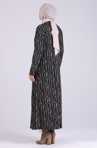 Black Hijab Dress 0049-01