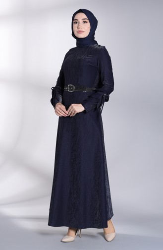 Robe Hijab Bleu Marine 4081-06