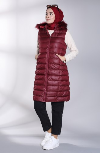 Gilet Sans Manches Bordeaux 17081-03