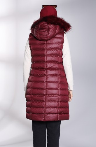 Claret red Gilet 17081-03