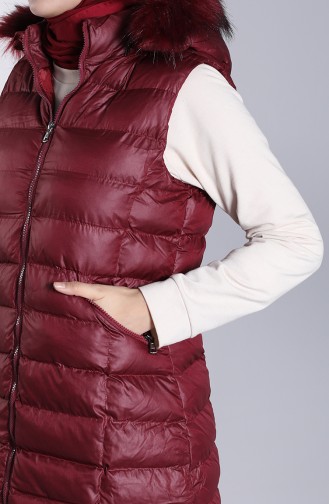 Gilet Sans Manches Bordeaux 17081-03