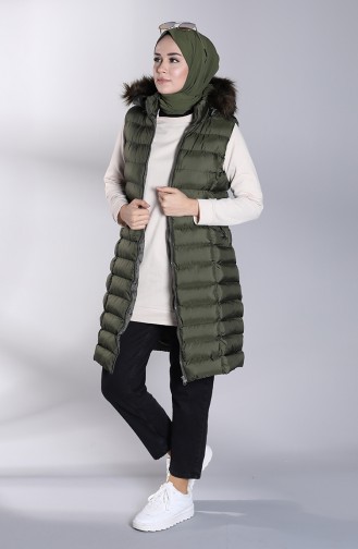 Gilet Sans Manches Khaki 17081-04