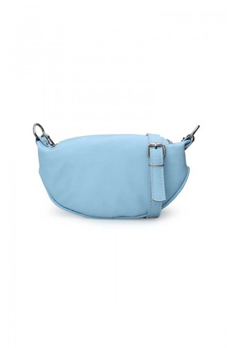 Babyblau Schultertasche 172-03