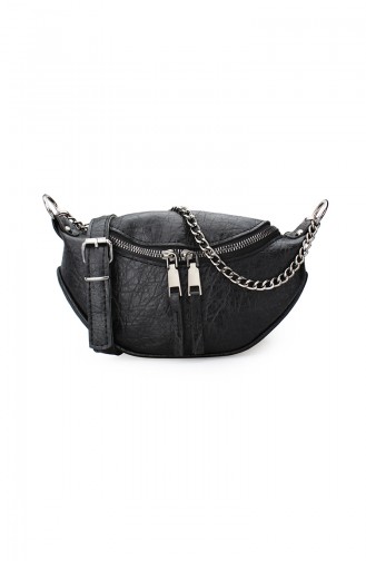 Schwarz Schultertasche 172-11