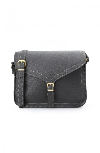 Schwarz Schultertasche 173-01