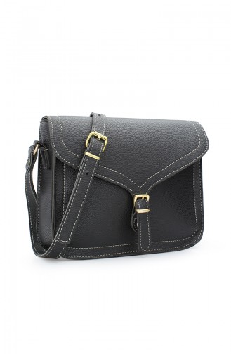 Schwarz Schultertasche 173-01