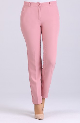 Classic Trousers with Pockets 1085-06 Dry Rose 1085-06