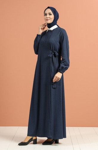 Dunkelblau Abayas 4048-01