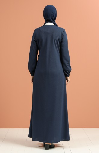 Dunkelblau Abayas 4048-01