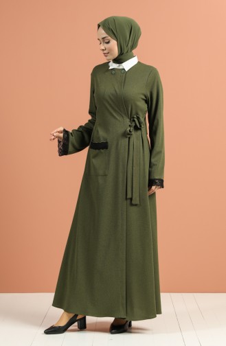 Khaki Abaya 4051-01