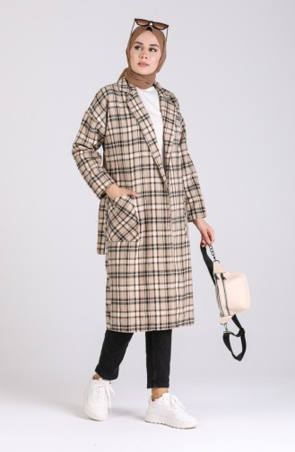 Beige Coat 8119P-01