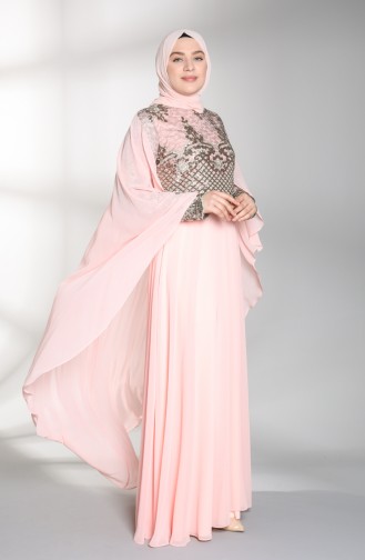 Habillé Hijab Saumon 4509-01