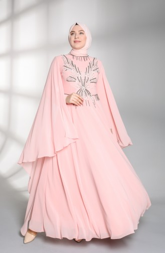 Puder Hijab-Abendkleider 8026-01