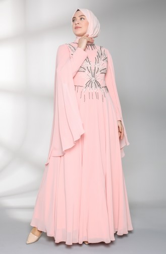 Puder Hijab-Abendkleider 8026-01