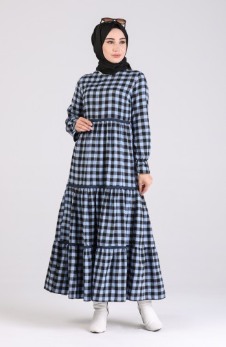 Robe Hijab Bleu 4326-05