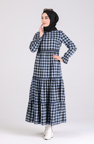 Robe Hijab Bleu 4326-05