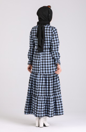 Robe Hijab Bleu 4326-05