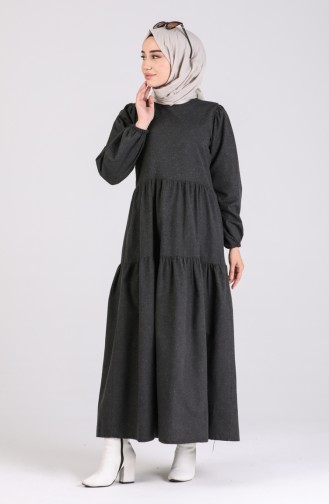 Robe Hijab Noir 1419-04