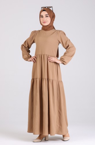 Mink Hijab Dress 1420-01