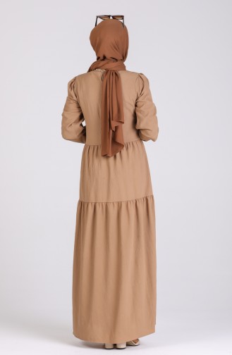 فستان بني مائل للرمادي 1420-01