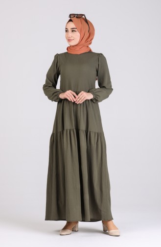 فستان كاكي 1420-02