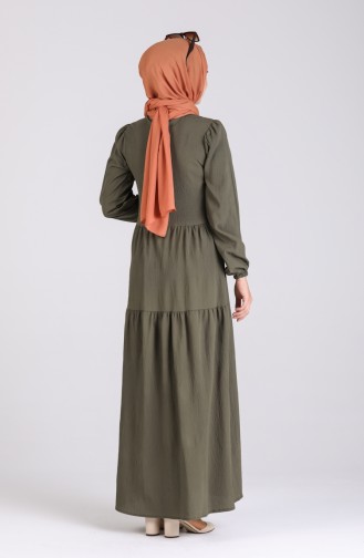 فستان كاكي 1420-02