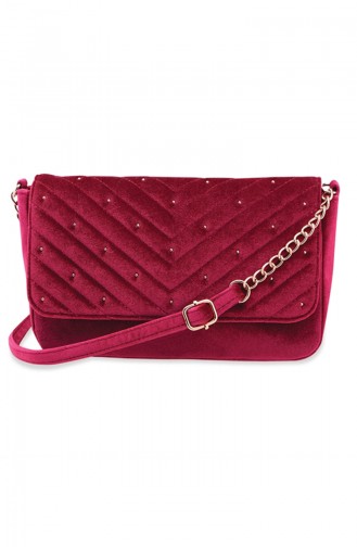 Fuchsia Schultertasche 00272