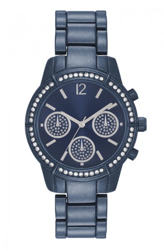 Navy Blue Wrist Watch 0060