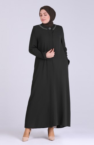 Khaki Abaya 7774-02