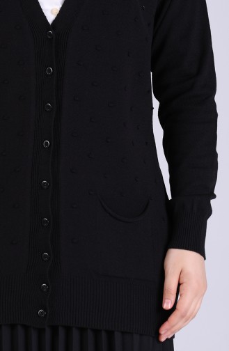 Schwarz Strickjacke 0510-03