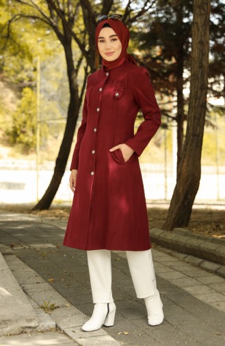 Plum Coat 1005-01