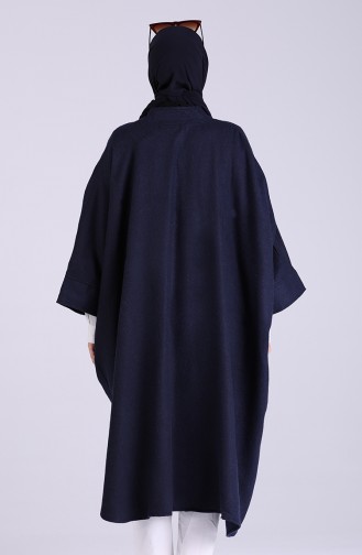 Navy Blue Poncho 9013-01