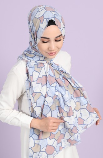 Ice Blue Shawl 10053-02