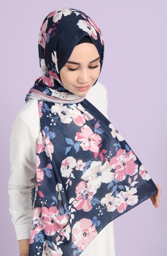 شال أزرق كحلي 81004-03