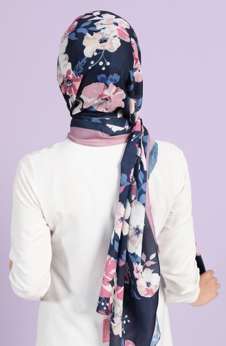 شال أزرق كحلي 81004-03