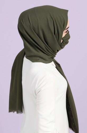 Dark Khaki Shawl 1001-14