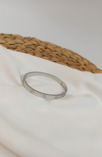 Silbergrau Armband 0116