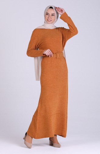 Belted Dress 52799-02 Mustard 52799-02