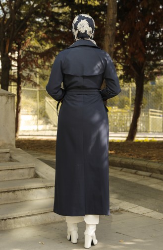 Trench Coat Bleu Marine 90010-01